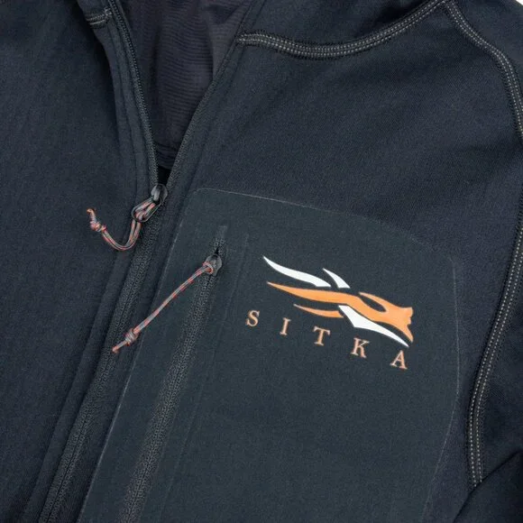 Sitka Fanatic Hoody Men's Small Pullover 1/4 Zip Hooded Fishing Hunting Camping